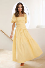 Little Bo Peep Midi Dress Yellow