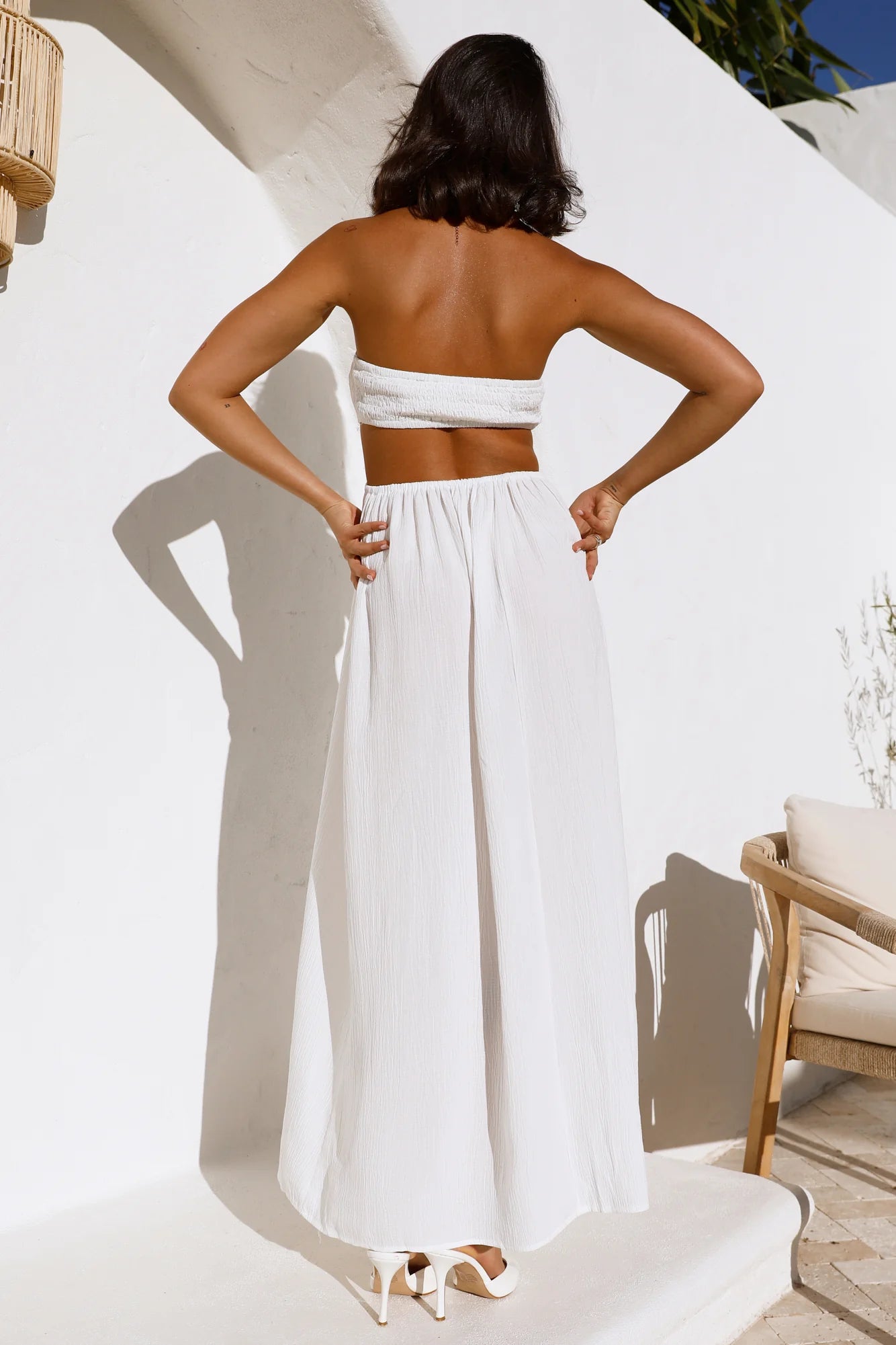 GORG Lover Midi Dress White